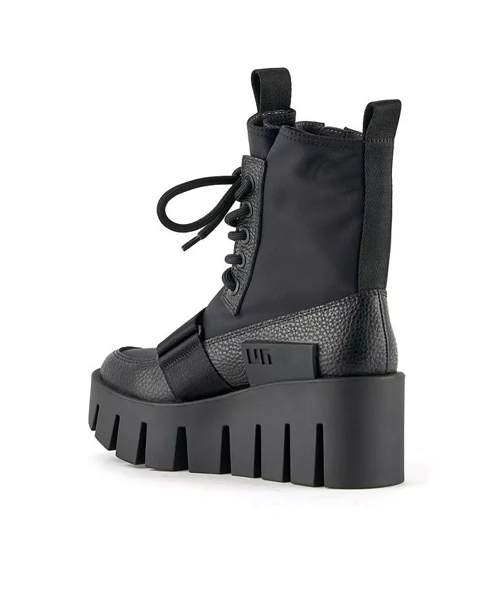 Женские ботинки Grip Combat Lo United Nude, черный — фото 4