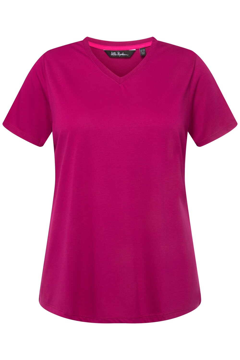 

Футболка Ulla Popken, цвет magenta