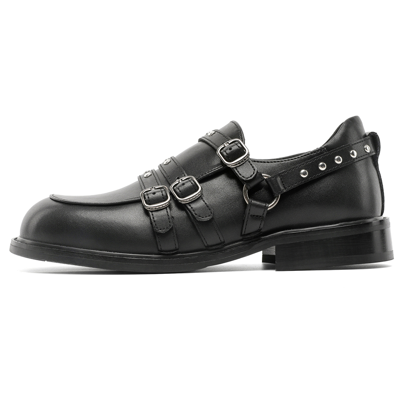 

FAPAI Лоферы унисекс черные, цвет Black (Men's Size)