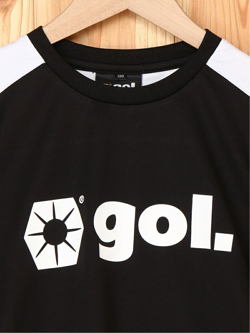 (К) Младшая тренировочная футболка Gol., Black — фото 3