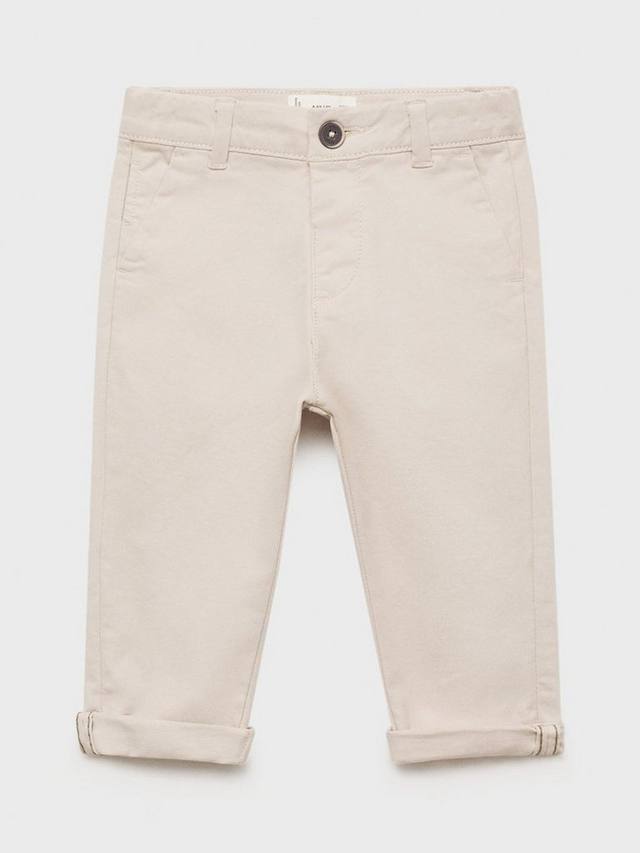 

Детские брюки чинос Mango, Natural White