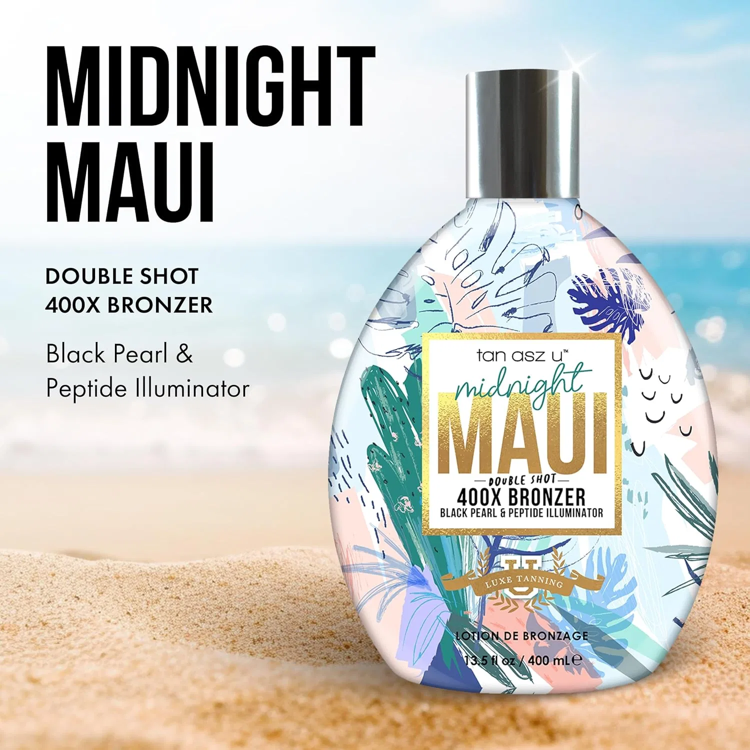 Автозагар Tan Asz U Midnight Maui Double Shot 400X Bronzer Cream 382.7 г — фото 2