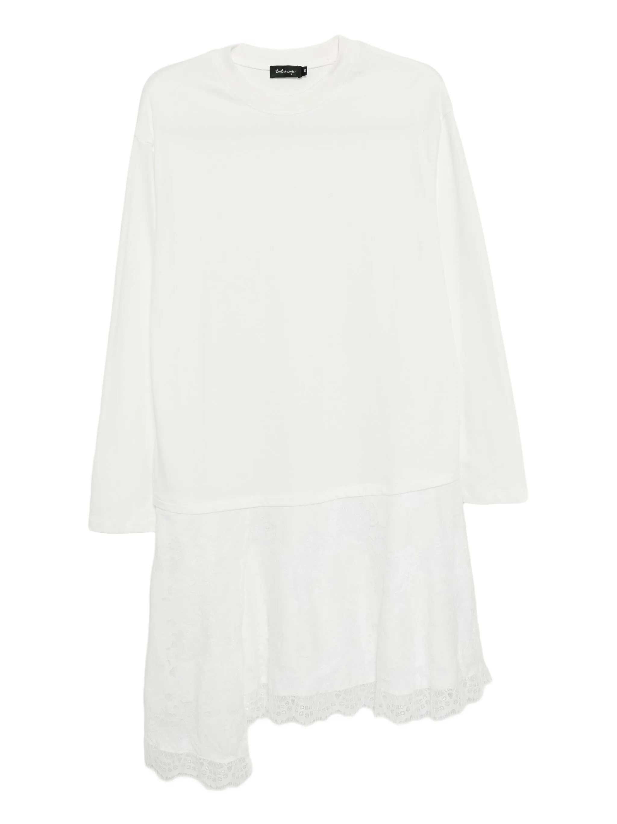 

Платье в технике пэчворк Tout A Coup, белый