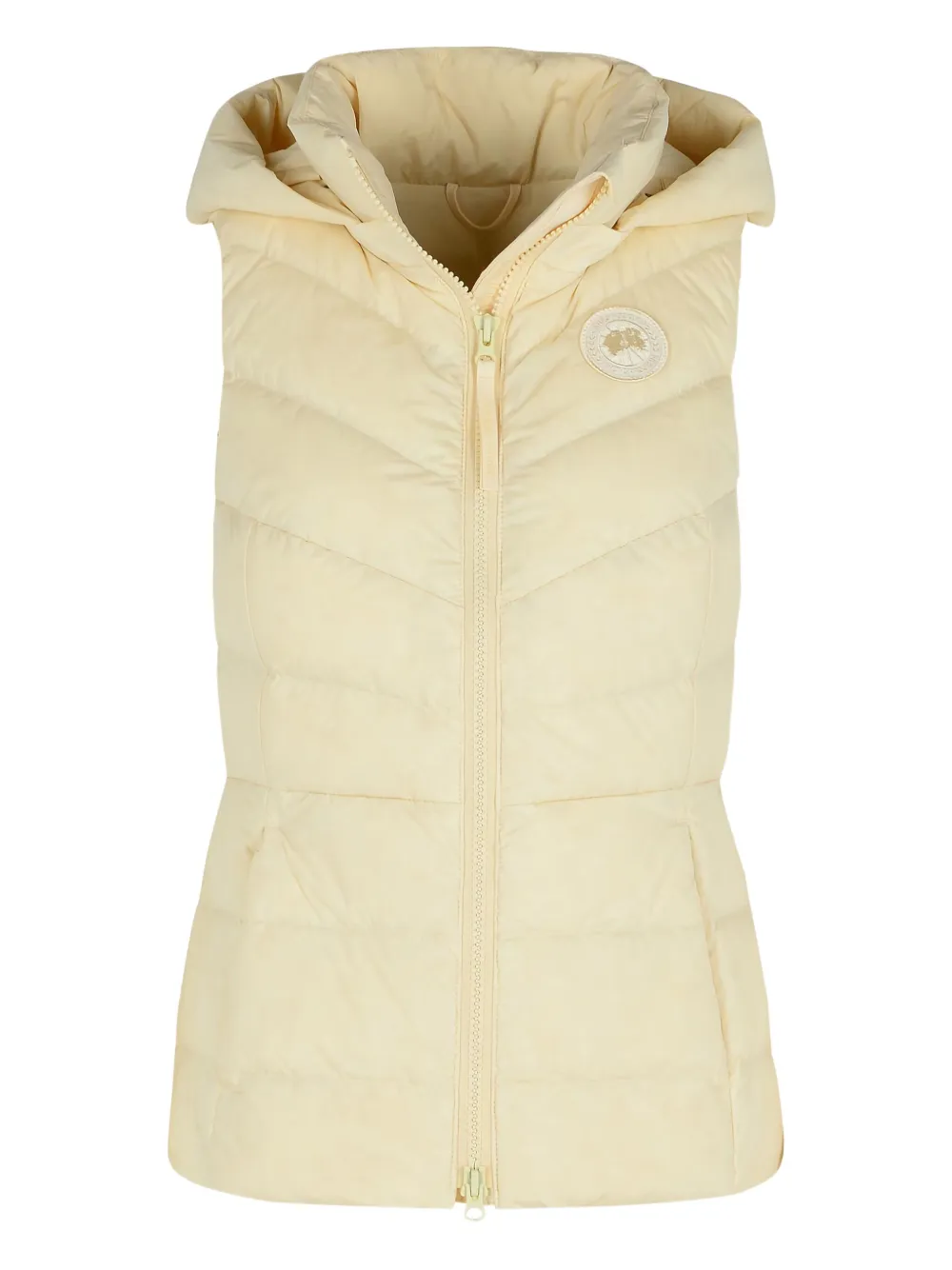 

Жилет Calir с капюшоном и застежкой-молнией спереди Canada Goose, нейтральный