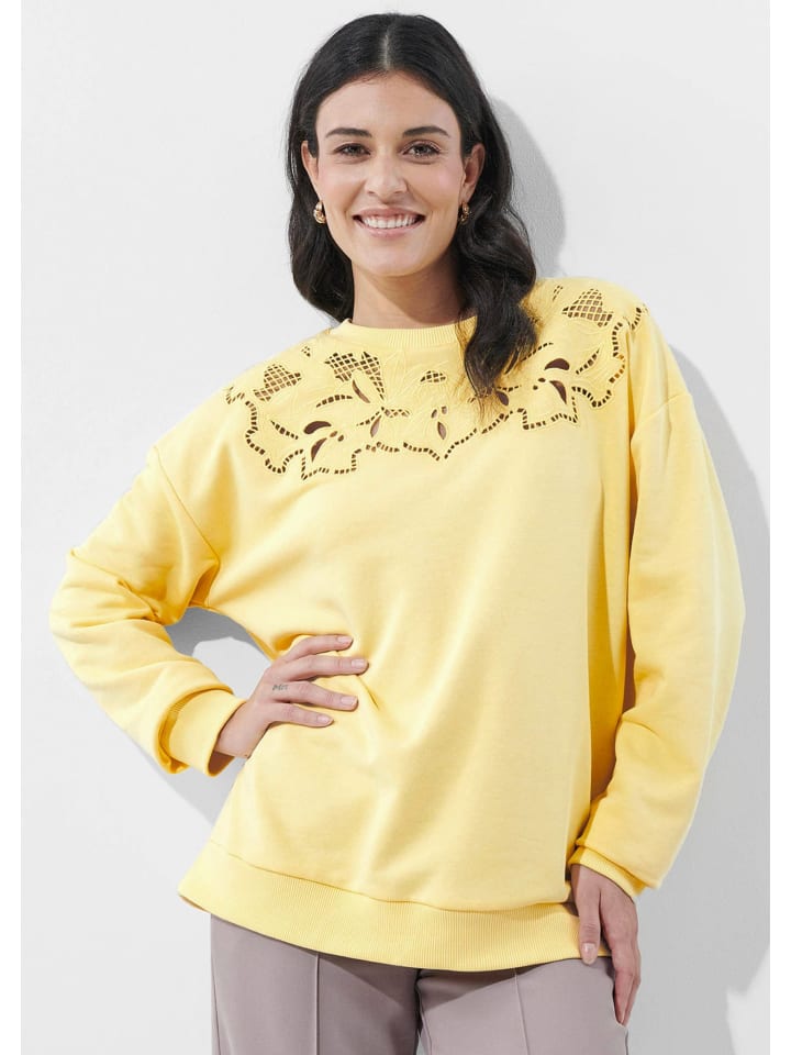 

Alba Moda Желтая толстовка