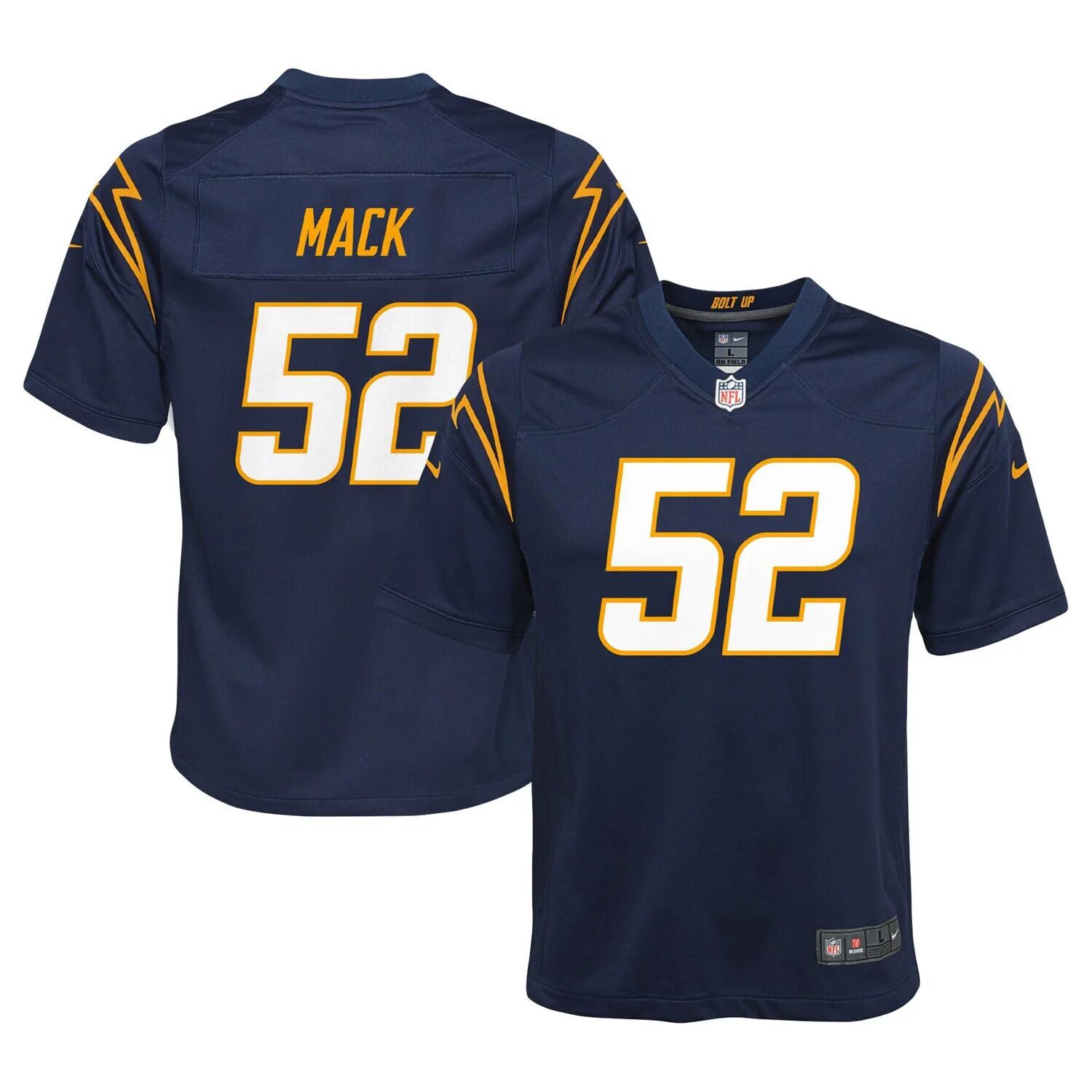 

Молодежная майка Nike Khalil Mack Navy Los Angeles Chargers Alternate Game Nike