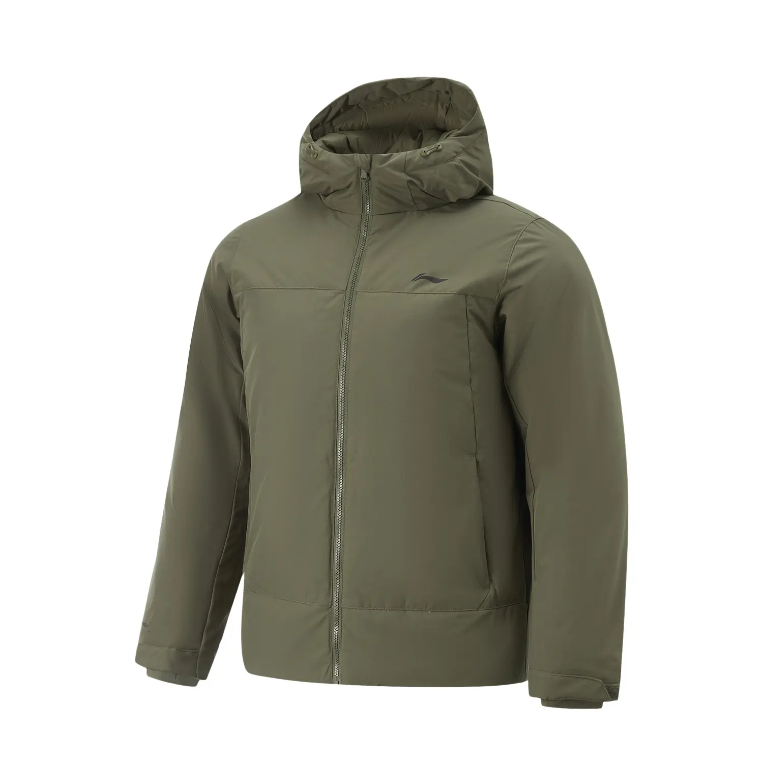 

LINING Фитнес куртка пуховая мужская армейского зеленого цвета, Army Canvas Green