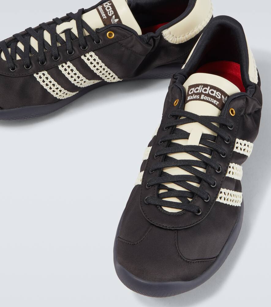 Бархатные кроссовки Wales Bonner Karintha Adidas, Black — фото 3