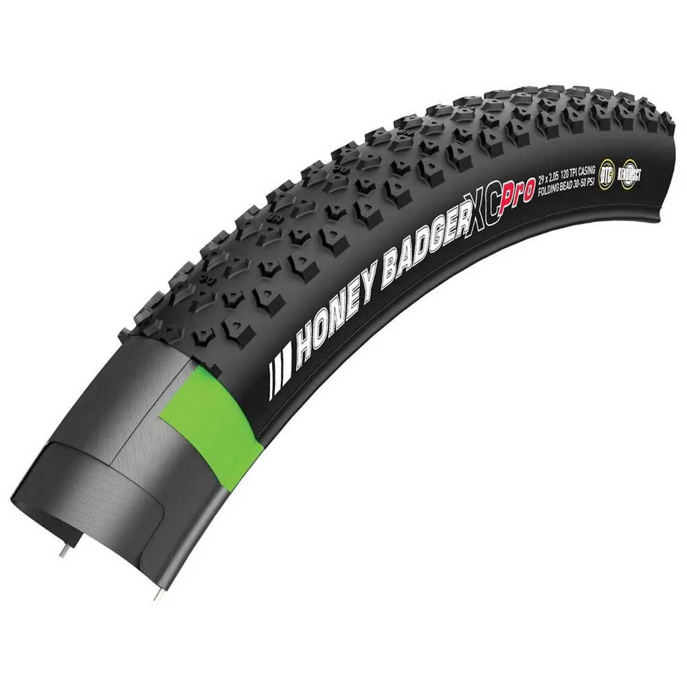 

Шина для горного велосипеда Kenda Honey Badger XC Pro SCT 120 TPI Tubeless 27.5´´ x 2.20, черный
