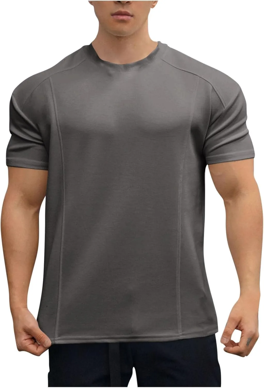 Мужская футболка Raglan с коротким рукавом для тренировок