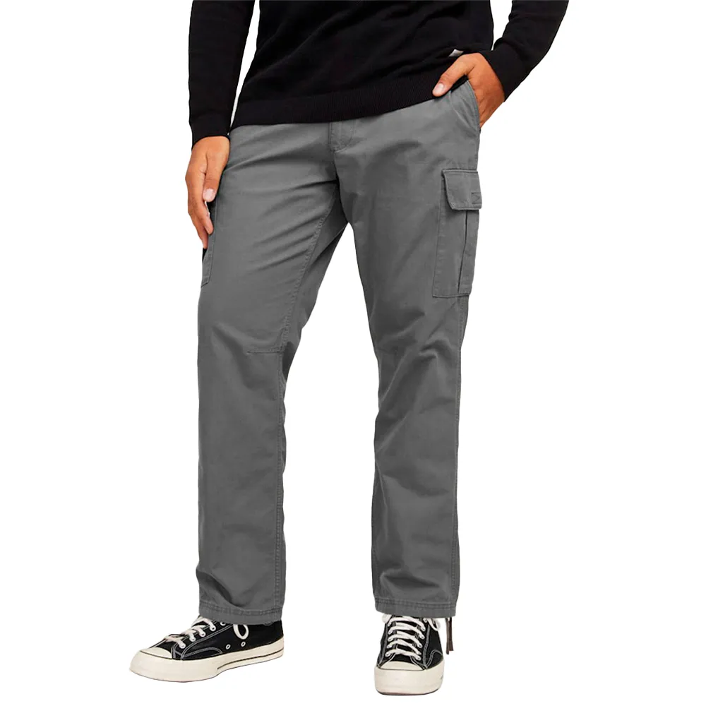 

Брюки карго Jack & Jones Kane Barkley Plus Size, серый