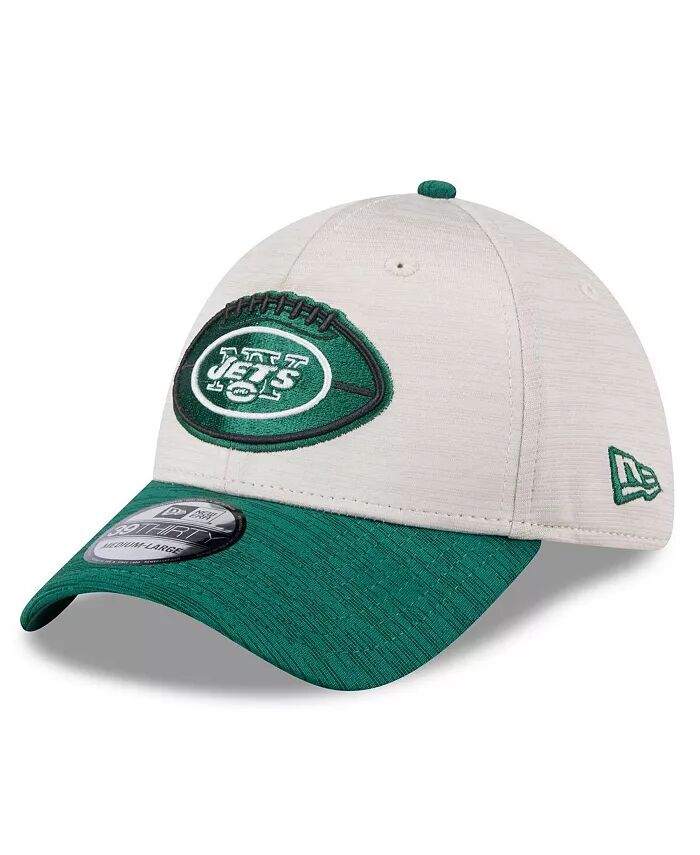 

Мужская кепка New York Jets 2024 Sideline Historic 39THIRTY Flex цвета «камень/зеленый» New Era