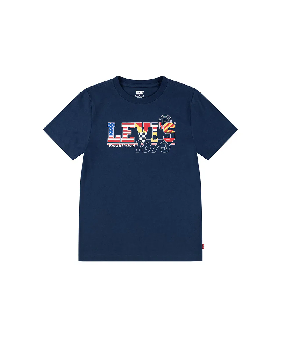 

Футболка Levi's Cast Off для мальчиков, синий