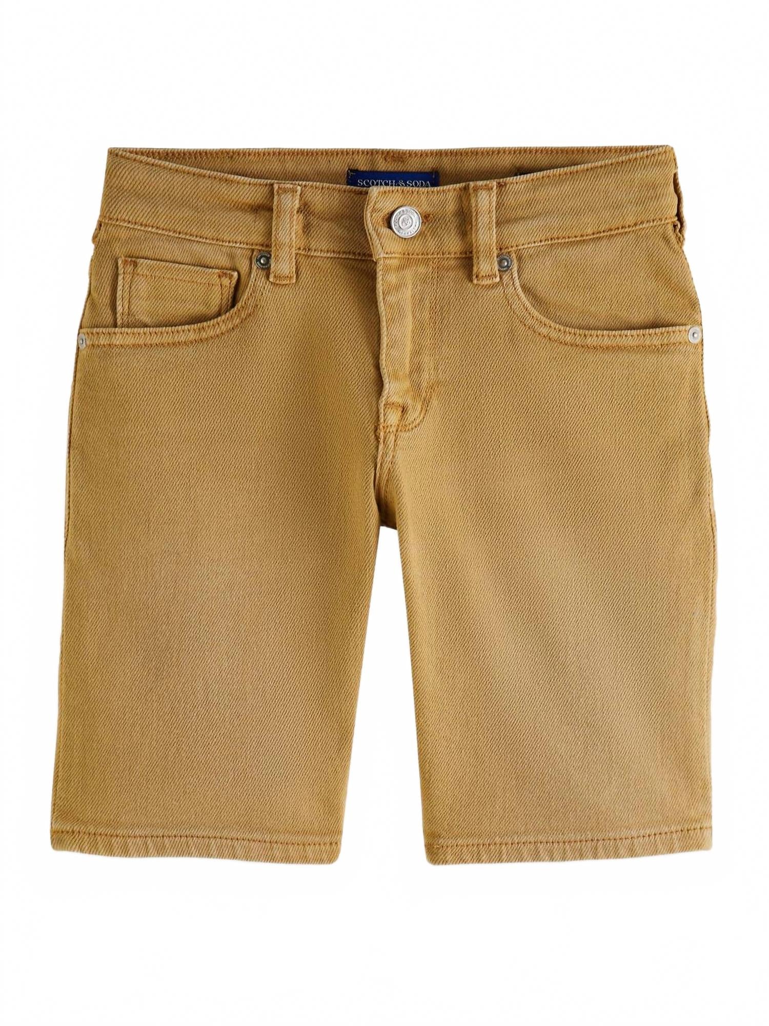 Шорты Strummer Slim Fit для мальчиков в коричневом цвете SCOTCH & SODA — фото 4