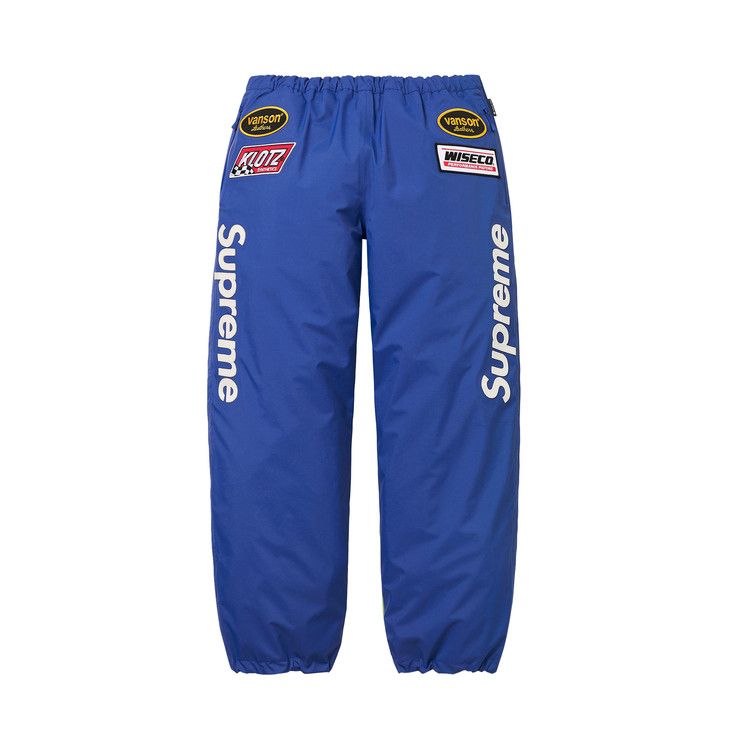 

Брюки Supreme x Vanson Leathers GORE-TEX Pant, Royal