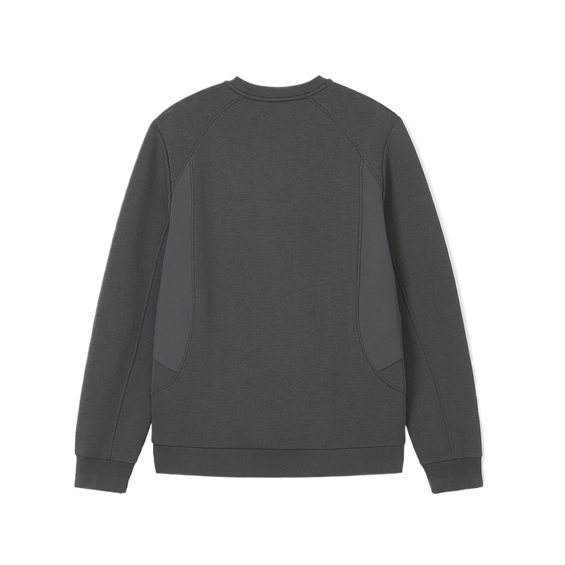 Lacoste Свитшот мужской хаки 03S Crew Neck Moderate Regular — фото 3