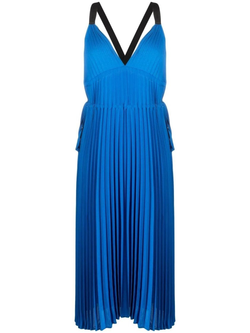 

Плиссированное платье-майка Broomstick Proenza Schouler, синий