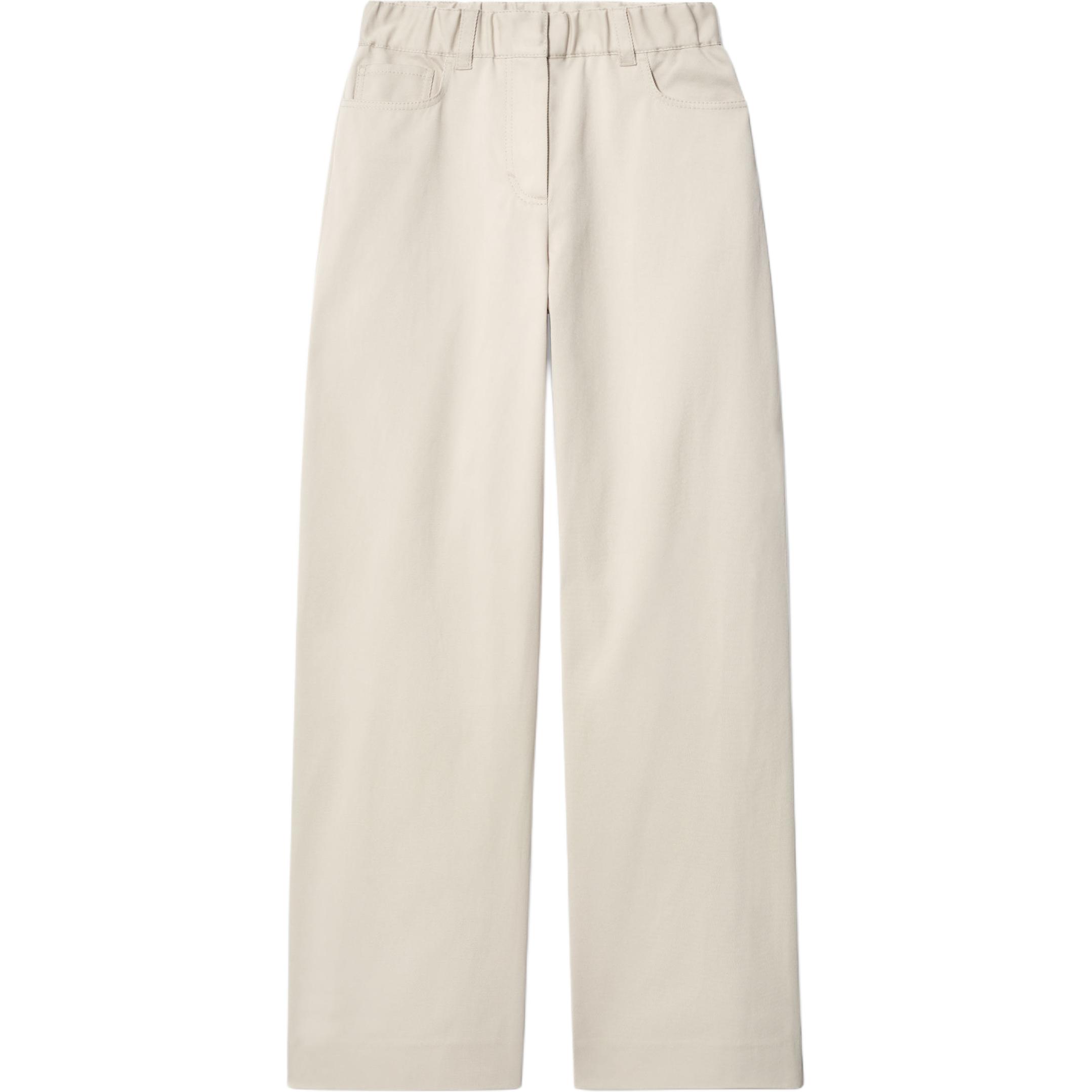 

COS Женские повседневные брюки светло-бежевого цвета