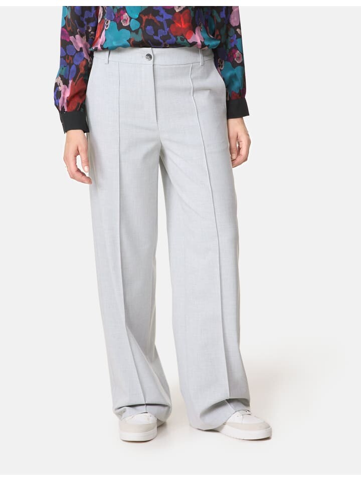 

Тканевые брюки Gerry Weber Tuch/Kombi lang, цвет silver grey melange