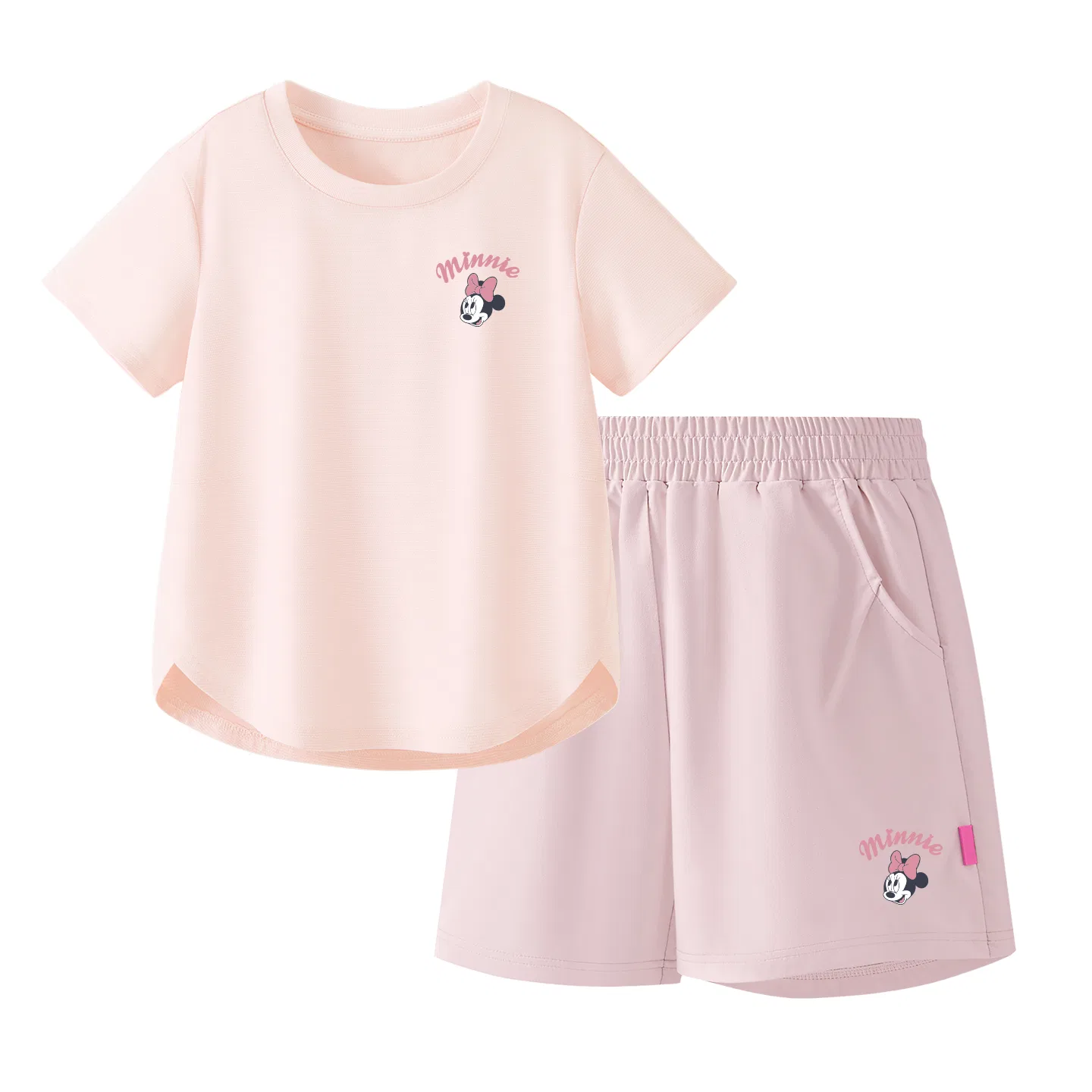Детский спортивный костюм Casual Sportswear 2 Piece Set Disney, Silicone Di Lift Eye K Begonia Pink+Di Lift Eye K_Bottom Right Milk Gluten Free Pink