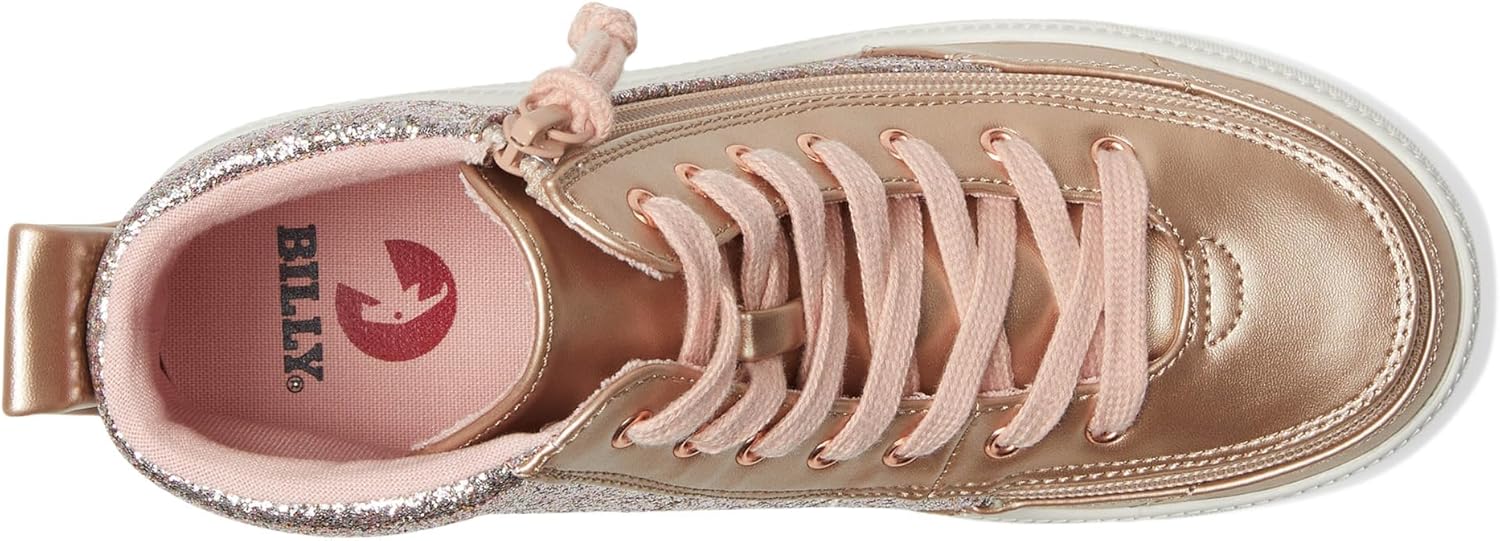 Детские классические высокие ботинки на шнуровке BILLY Footwear (для малышей и детей постарше), розовый — фото 2