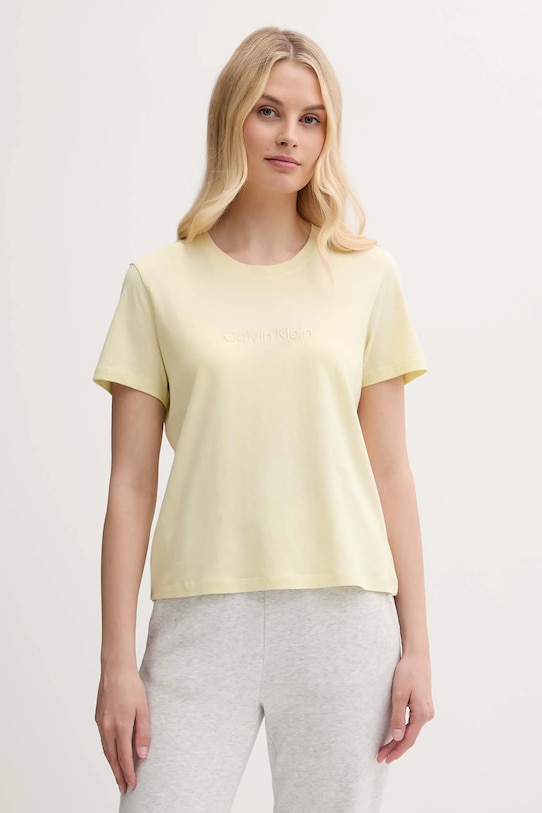 

Футболка хлопковая lounge Calvin Klein Underwear, желтый