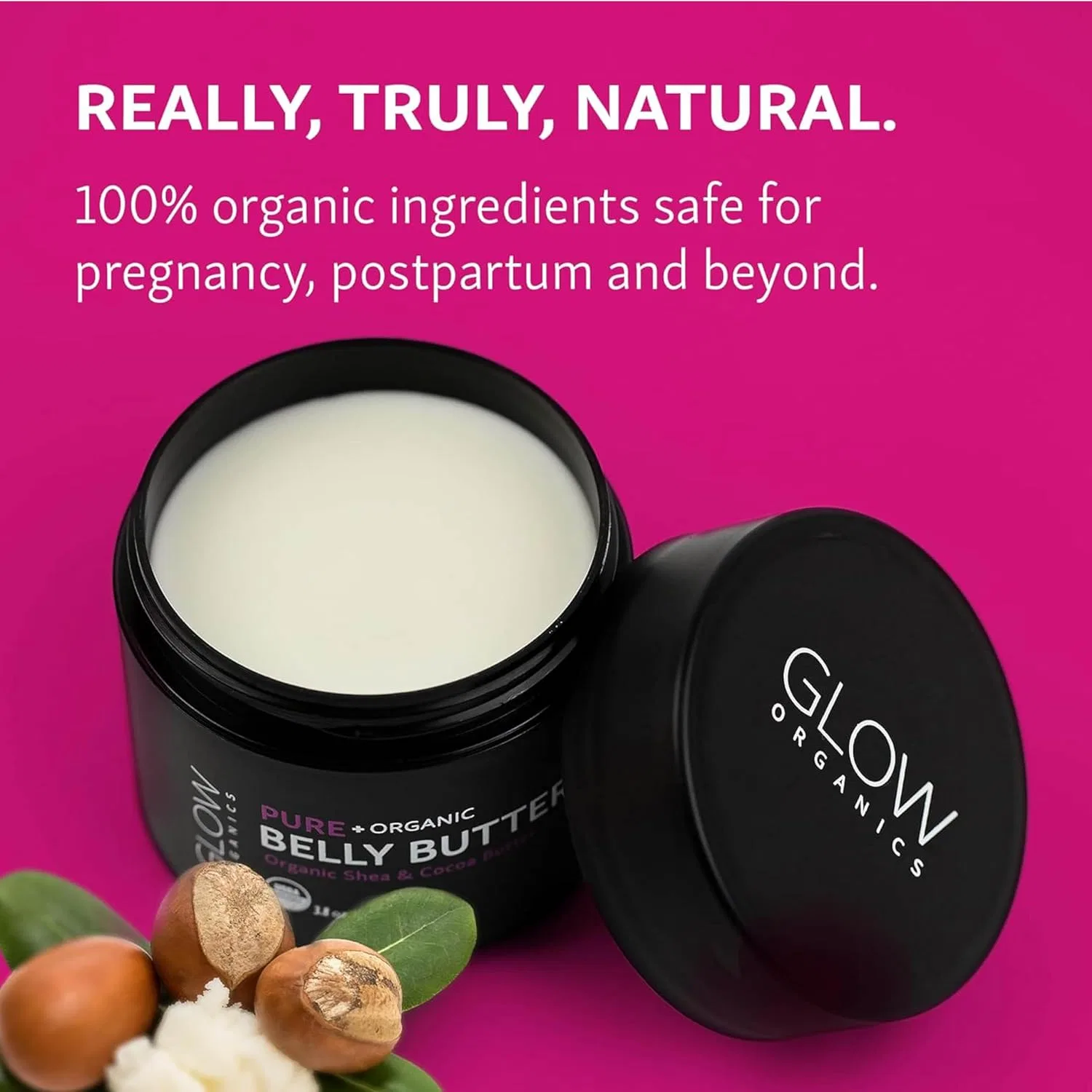 Органическое масло для живота Glow Organics, 100% органическое Glow Organics — фото 2