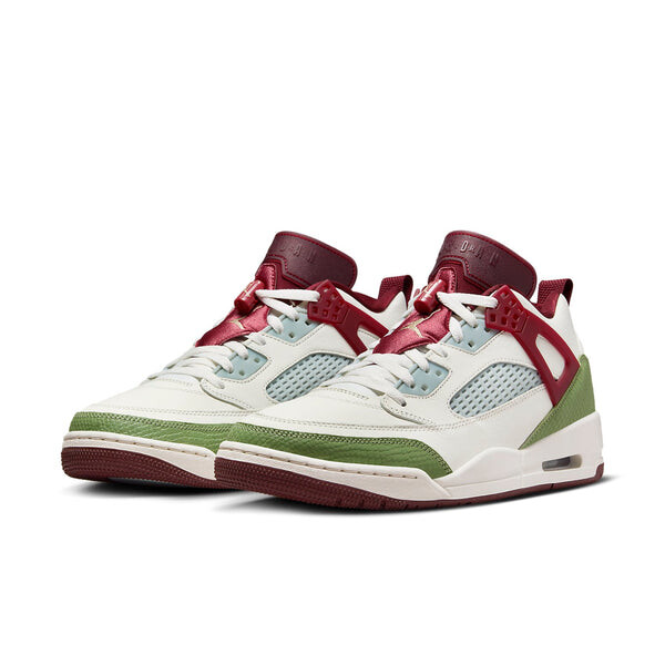 Кроссовки Air Jordan Spizike Low 'Year of the Dragon', цвет sail/oil green/dark team red/light pumice/cedar — фото 3