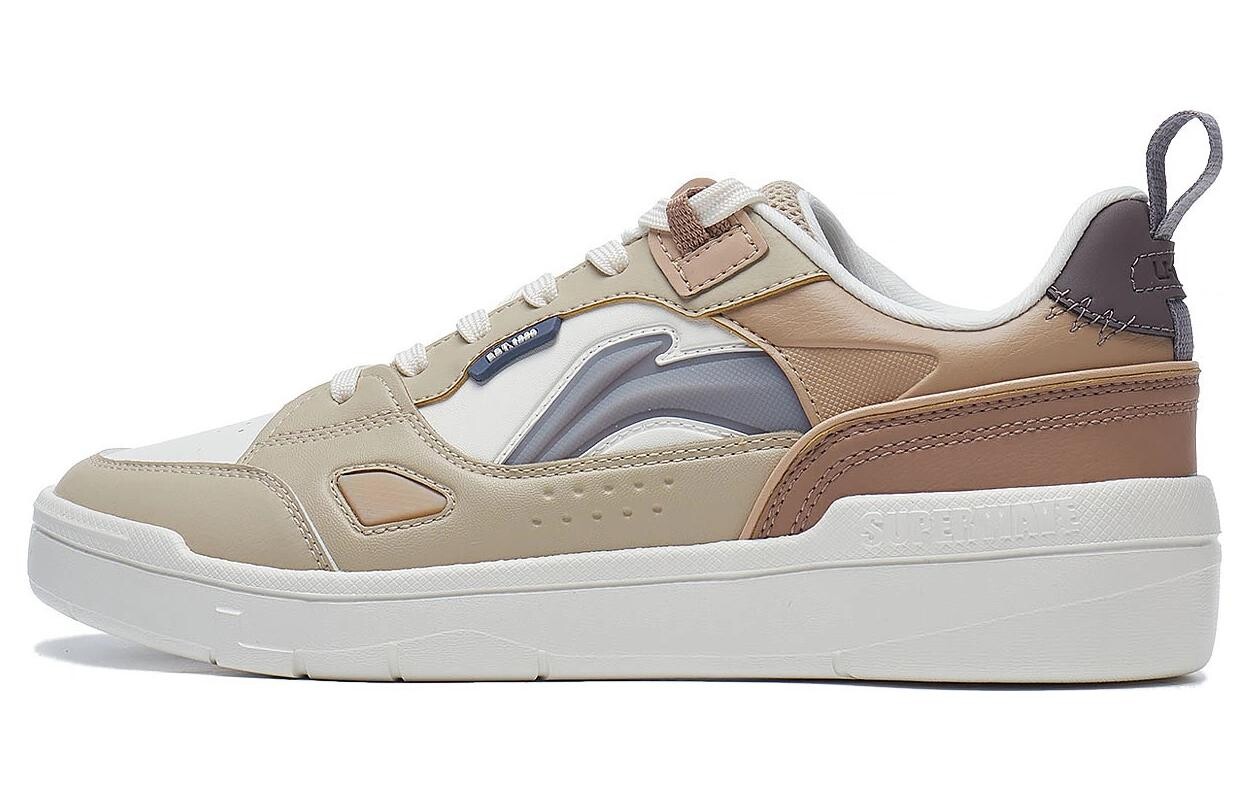 

Кроссовки LINING Common 80s Skateboarding Shoes Men Low-top Khaki, хаки