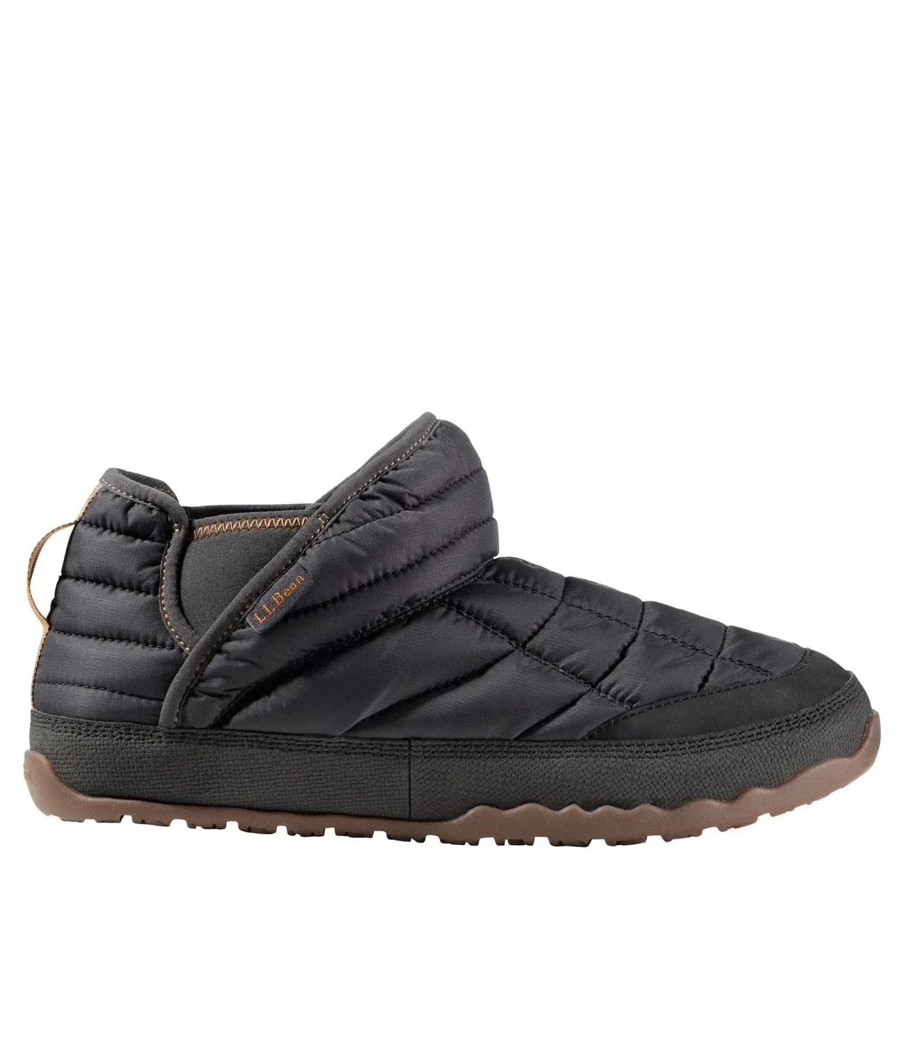 Мужские стеганые ботильоны L.L Bean Mountain Classic II, черные, без шнурков, VER1489