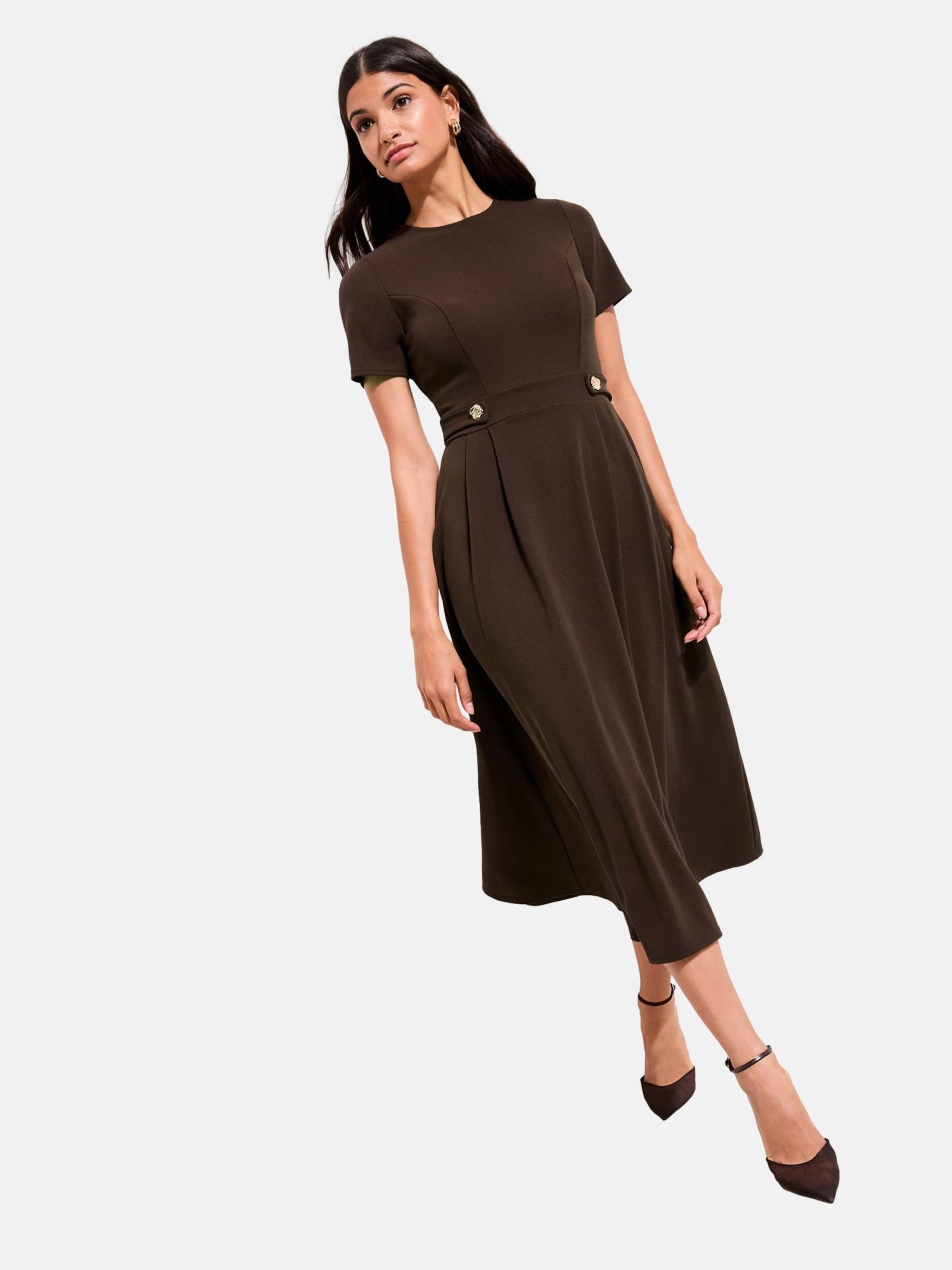 

Friends Like These Платье в шоколадном цвете