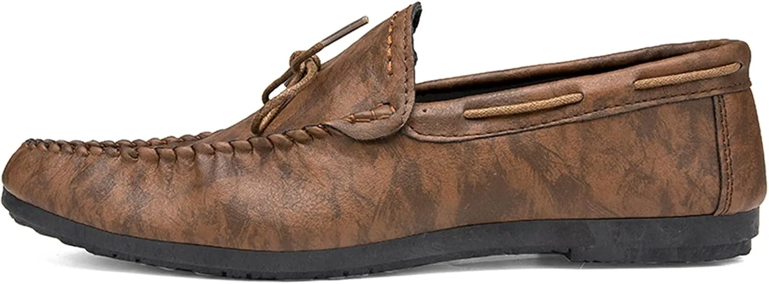 Мокасины мужские JIADELI Loafers, коричневый — фото 2