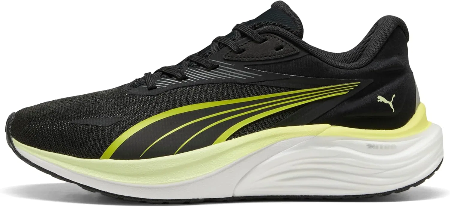 Мужские кроссовки Puma Electrify Nitro 4 для бега по улицам, Puma Black Apple Spritz Lux Lime