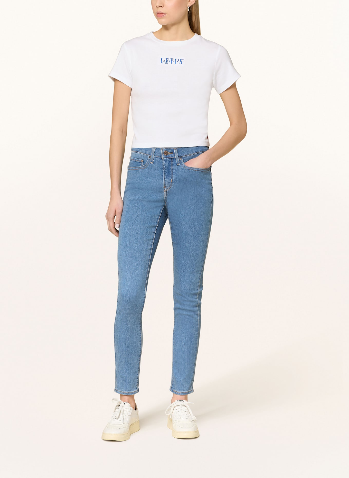 Узкие джинсы 311 облегающие узкие Levi'S, индиго — фото 2