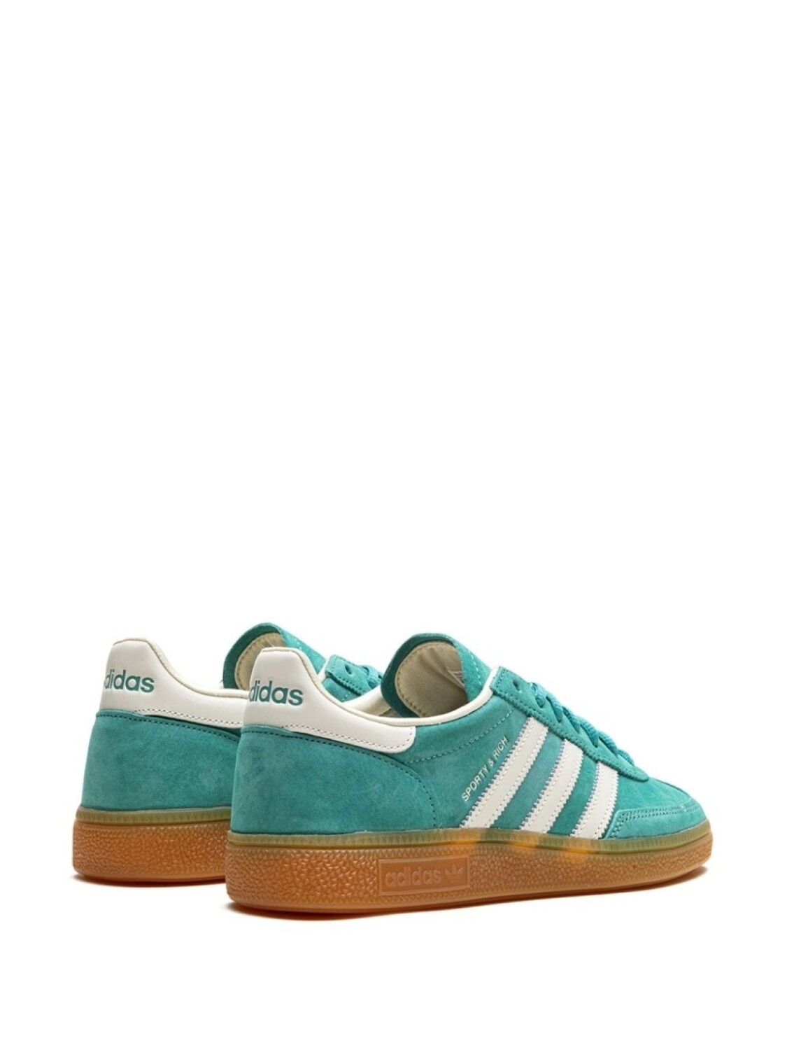 Adidas кроссовки Handball Spezial Green из коллаборации с Sport & Rich, зеленый — фото 3