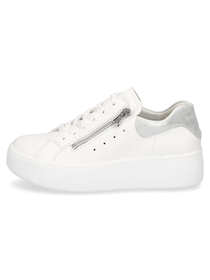 Кроссовки на шнуровке WALDLÄUFER Plateau-Sneaker Nicky, белый — фото 2