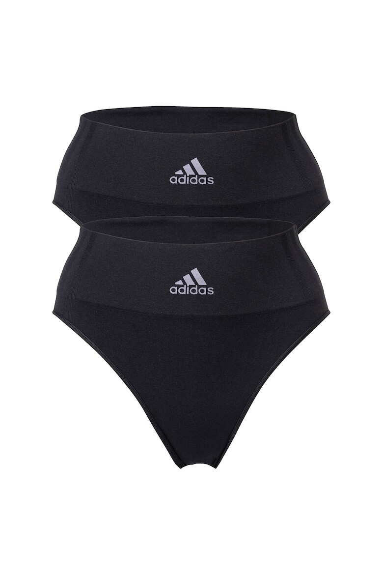 

Бикини с высокой талией, 2 пары Adidas, черный