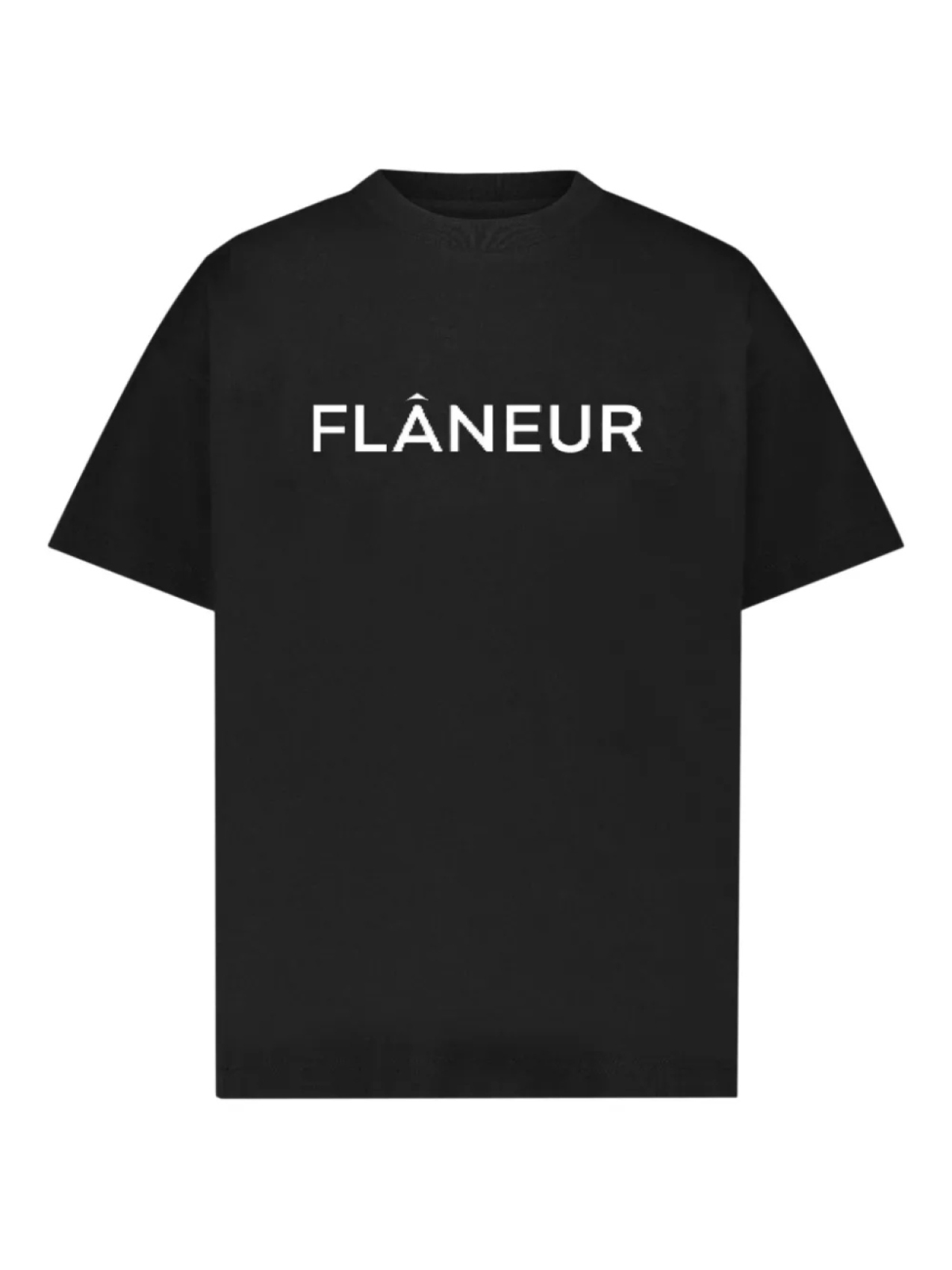 

FLÂNEUR logo-print Футболка, черный