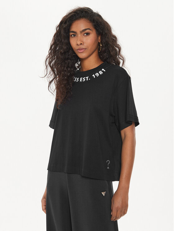 

Футболка стандартного кроя Guess, черный