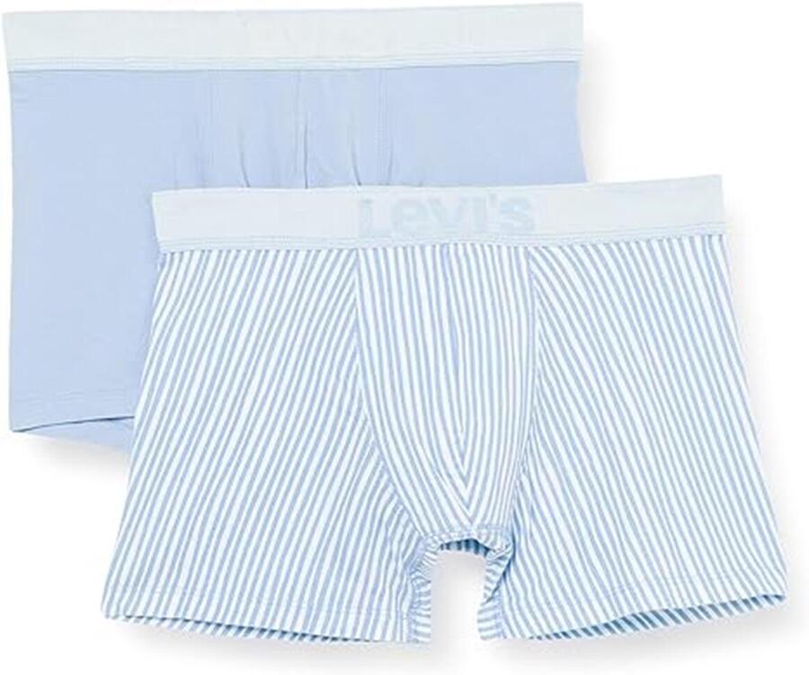 

LEVI'S Мужские боксёрские шорты Levis AOP с вертикальной полоской, упаковка из 2 шт. - 100001635