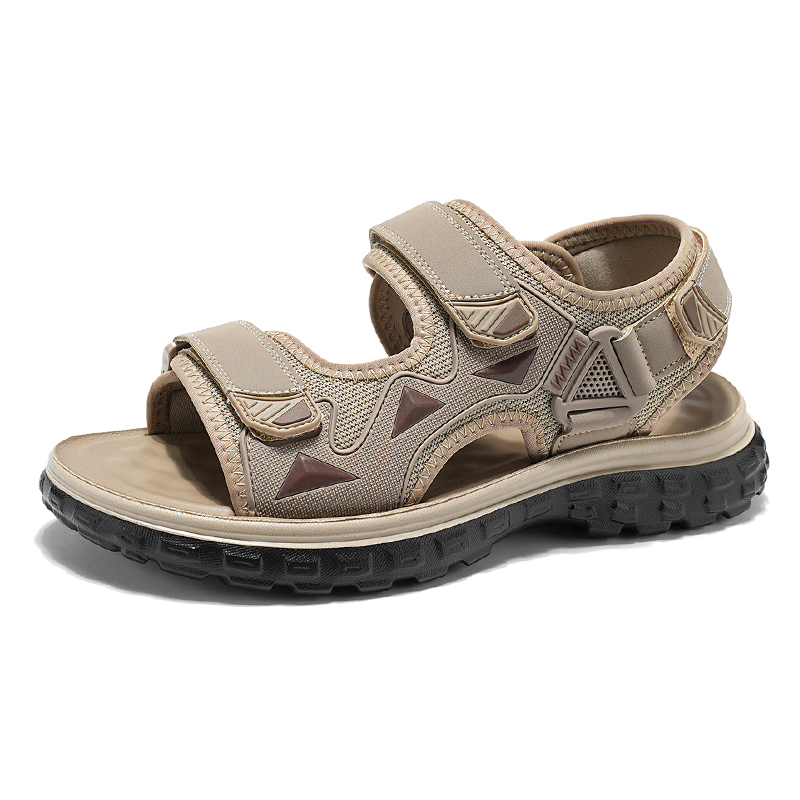 

SHOUBA Пляжные сандалии мужские цвета хаки/серый/черный