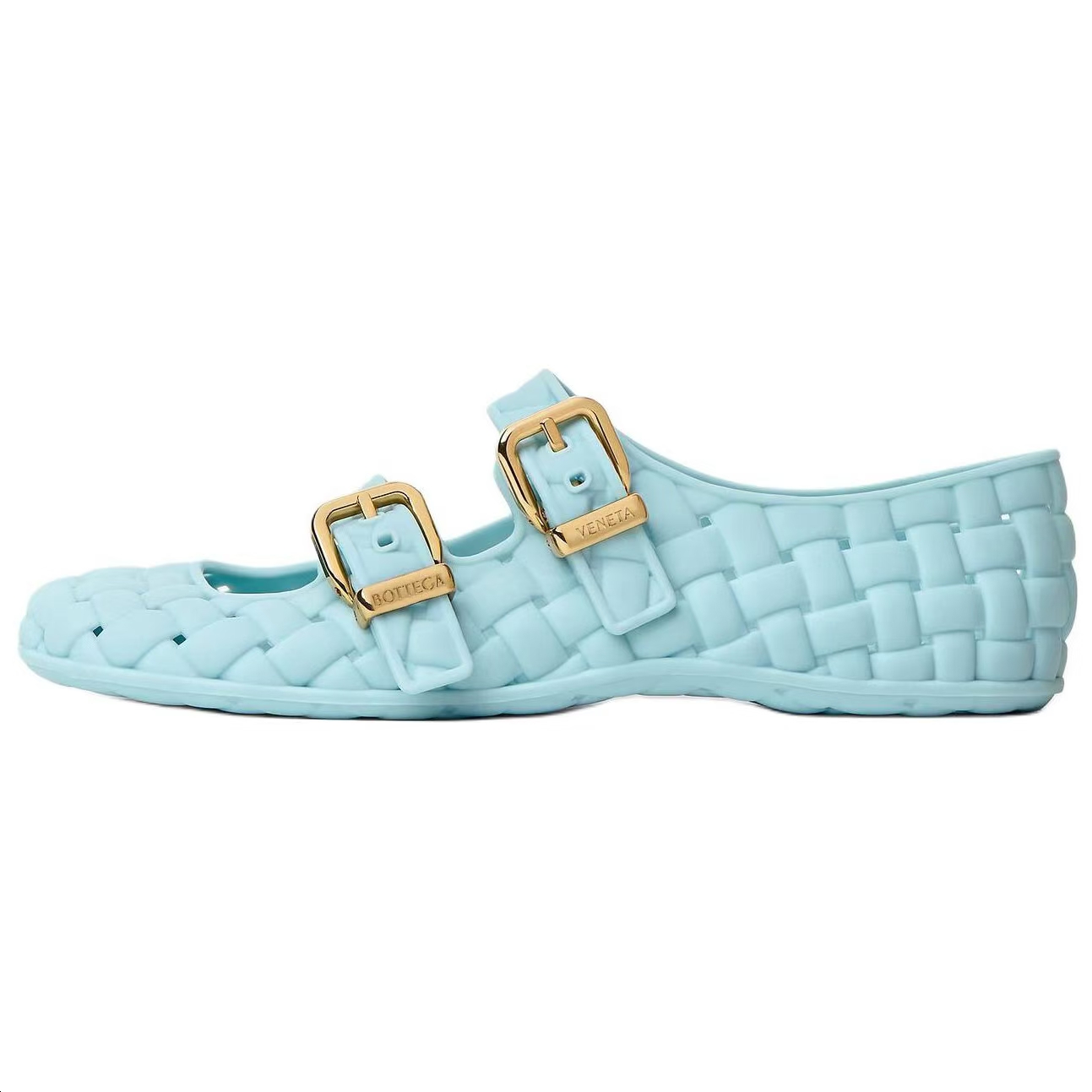 Bottega Veneta Туфли Мэри Джейн Amy Flat, женские, синие