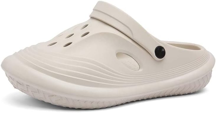 

Мужские садовые сабо, дизайн в форме летающей тарелки, толстая подошва, легкий материал EVA, мягкие и дышащие, противоскользящие и износостойкие, модные пляжные сандалии, повседневные сандалии для двойного использования Vtiao, хаки