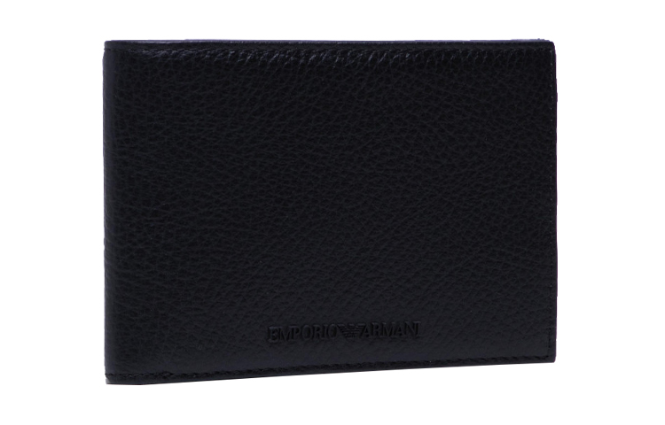 

Кошелек из кожи коровы мужской черный EMPORIO ARMANI