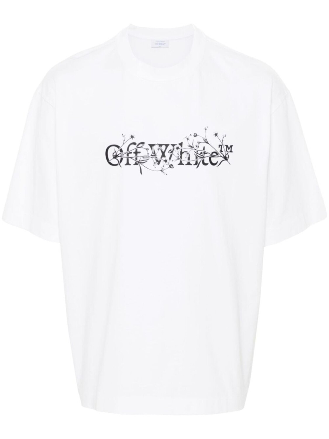 

Off-White футболка Bookish Flower Skate, белый
