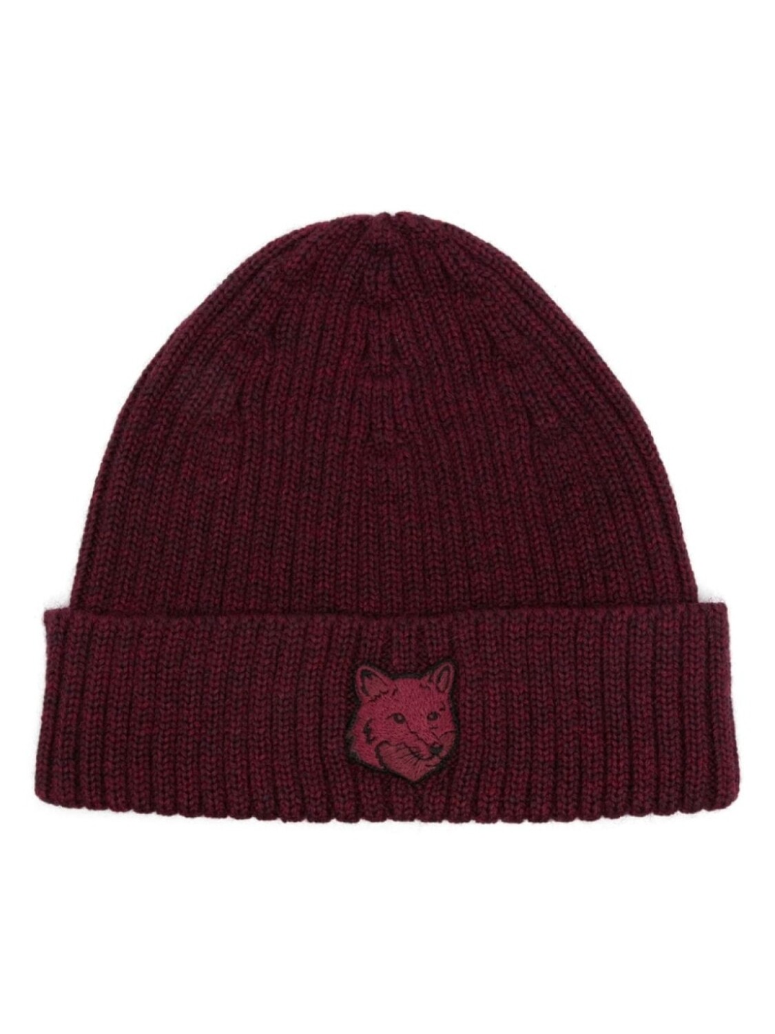 

Maison Kitsuné шапка-бини с изображением головы лисы, красный