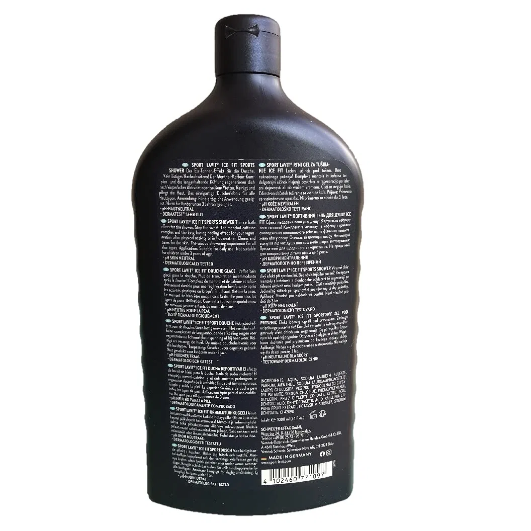 Охлаждающий гель для душа Ice Fit от Sport Lavit, 1000 мл Sport Lavit — фото 3