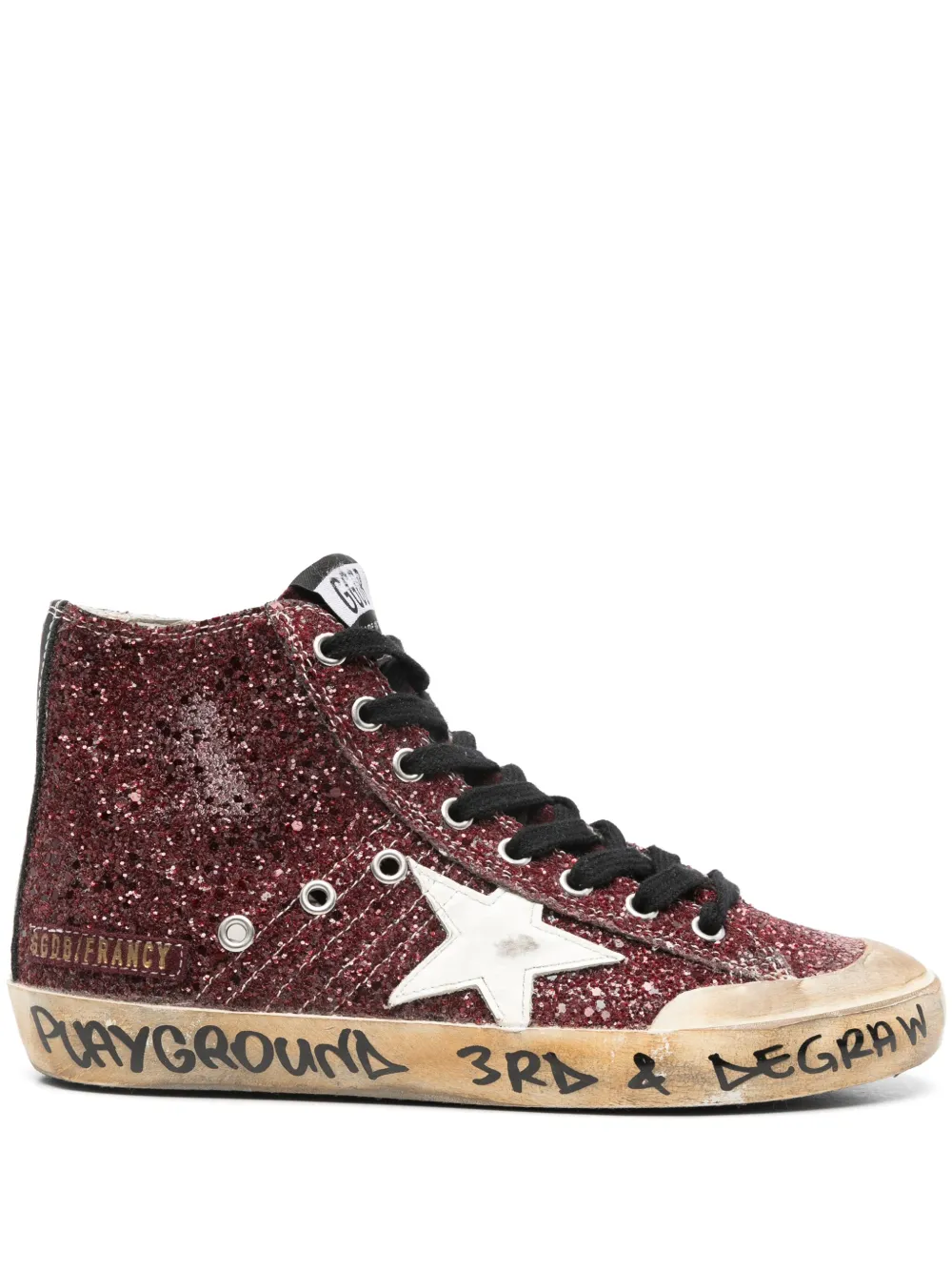 Кеды Francy Penstar GOLDEN GOOSE, красный
