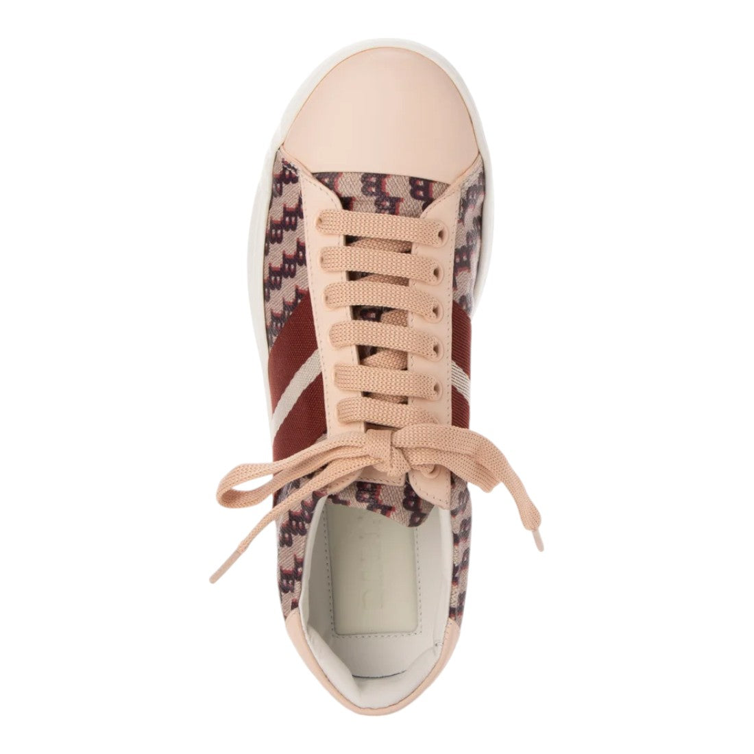 Bally Wiame 6231691 женские розовые кожаные кроссовки США 9.5 — фото 2