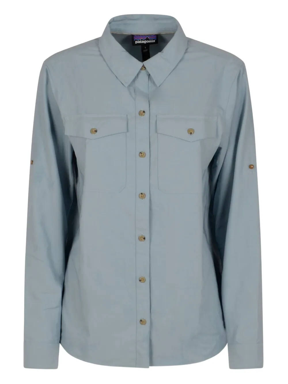 

Рубашка с длинными рукавами Patagonia, синий
